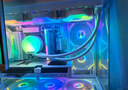 玩嘉棱镜8Pro ARGB风扇 黑色反叶 机箱散热12CM风扇神光同步5V3针ARGB PWM温控调速 实拍图