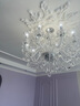 梵帝卡罗欧式水晶灯法式客厅别墅洋房灯具餐厅灯酒店婚庆蜡烛水晶灯婚房灯 15头-直径90*高68CM-三色 实拍图