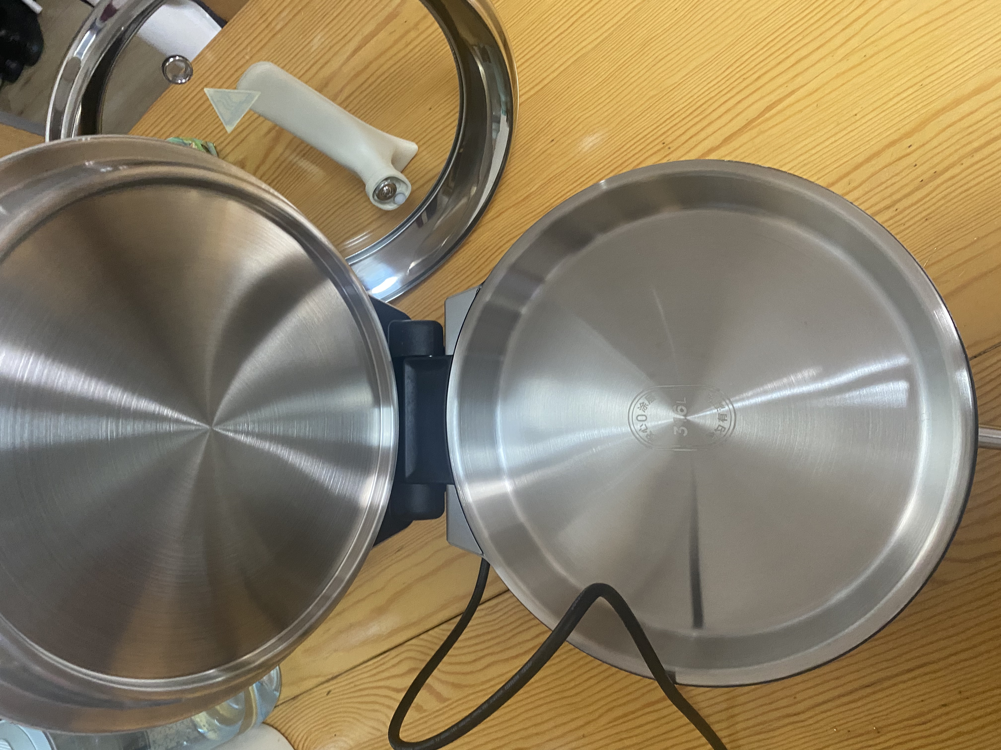 美的（Midea）电饼铛 小钢炮0涂层316L不锈钢电饼档 家庭用40mm超深双面加热 煎饼锅烤肉锅烙饼锅早餐机电煎锅s1 实拍图