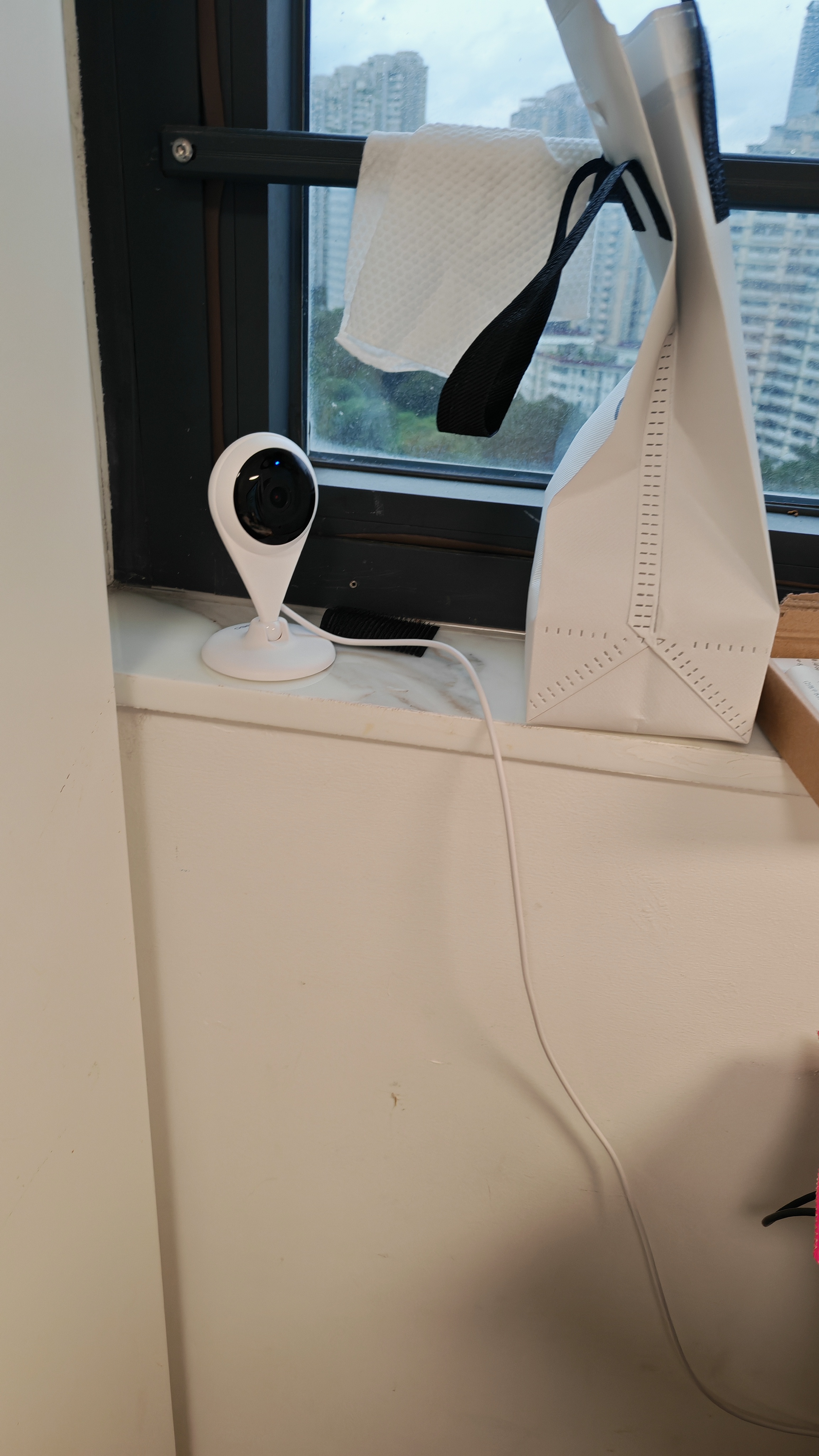 360摄像头家用智能300W小水滴5C 2K版网络wifi高清摄像头 远程监控 实拍图