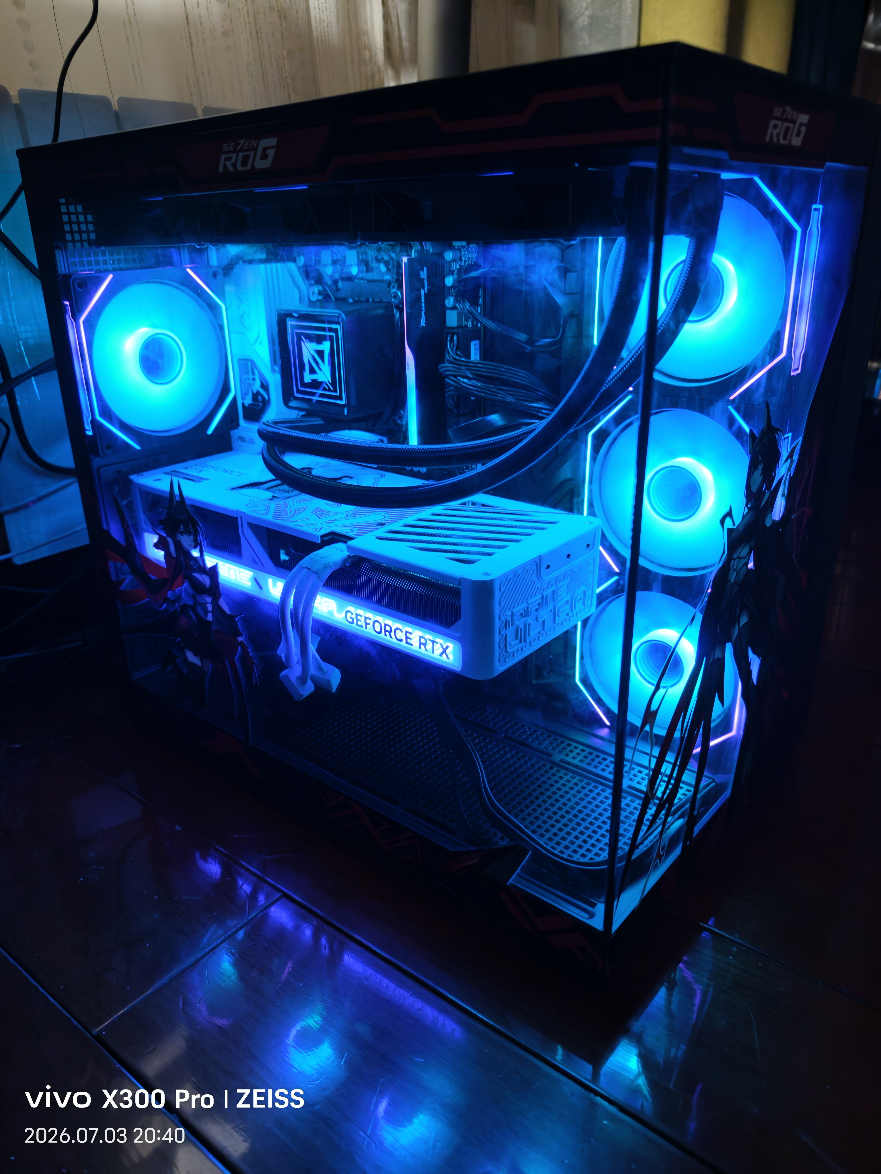 华硕AMD 9800X3D 7800X3D 9850X3D华硕RTX5070 5070TI 5080整机台式电脑游戏主机直播设计AI主机DIY 配二丨R7 9800X3D+无显卡主机 实拍图