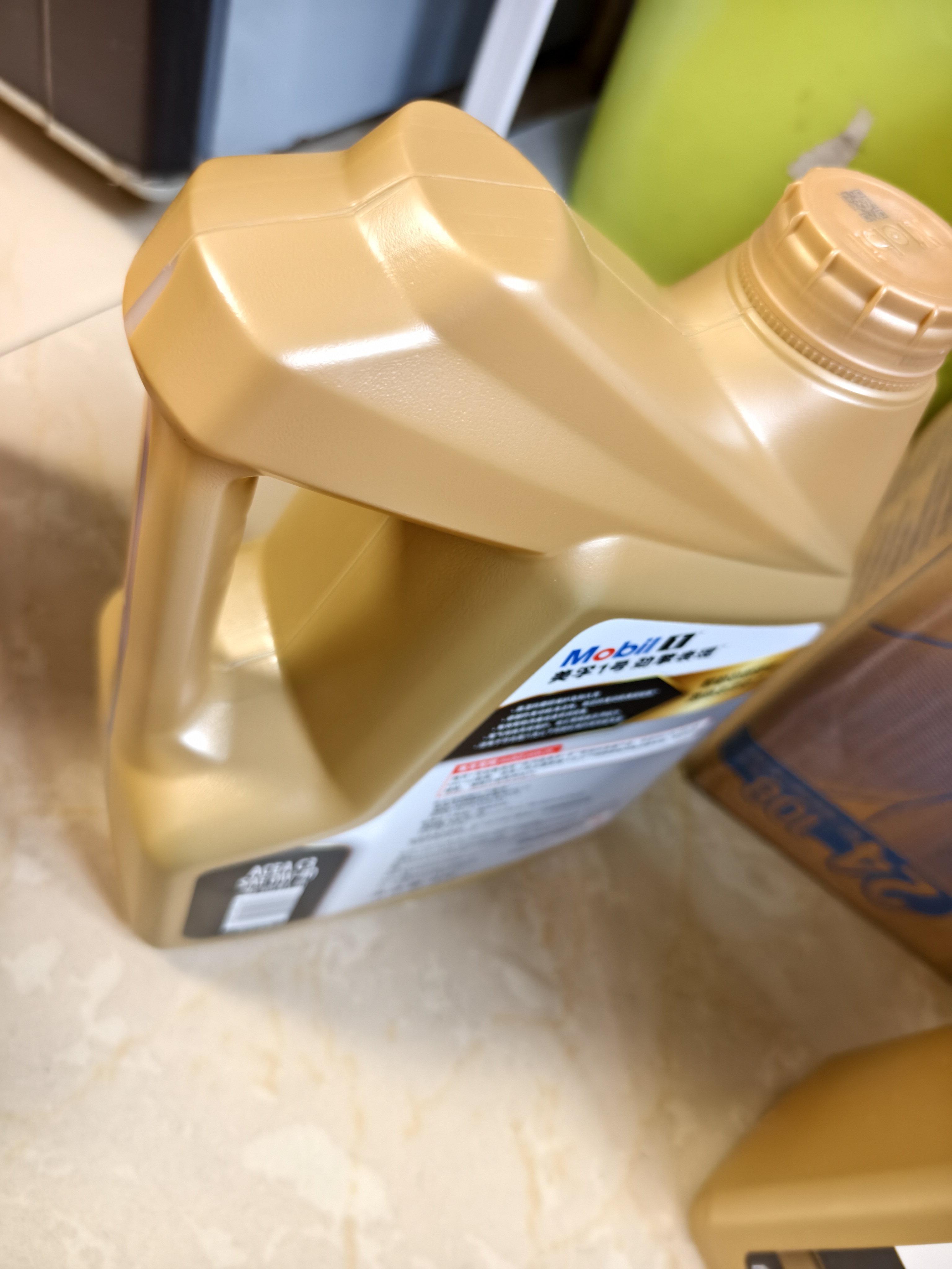 美孚（Mobil）全合成汽机油0W-40 SN级4L美孚超金劲擎表现汽车保养京东养车自营 实拍图