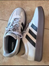 adidas ENTRAP美式校园风运动少年感复古篮球风板鞋男女阿迪达斯 白色/暗银金属/树脂黄   40.5 实拍图
