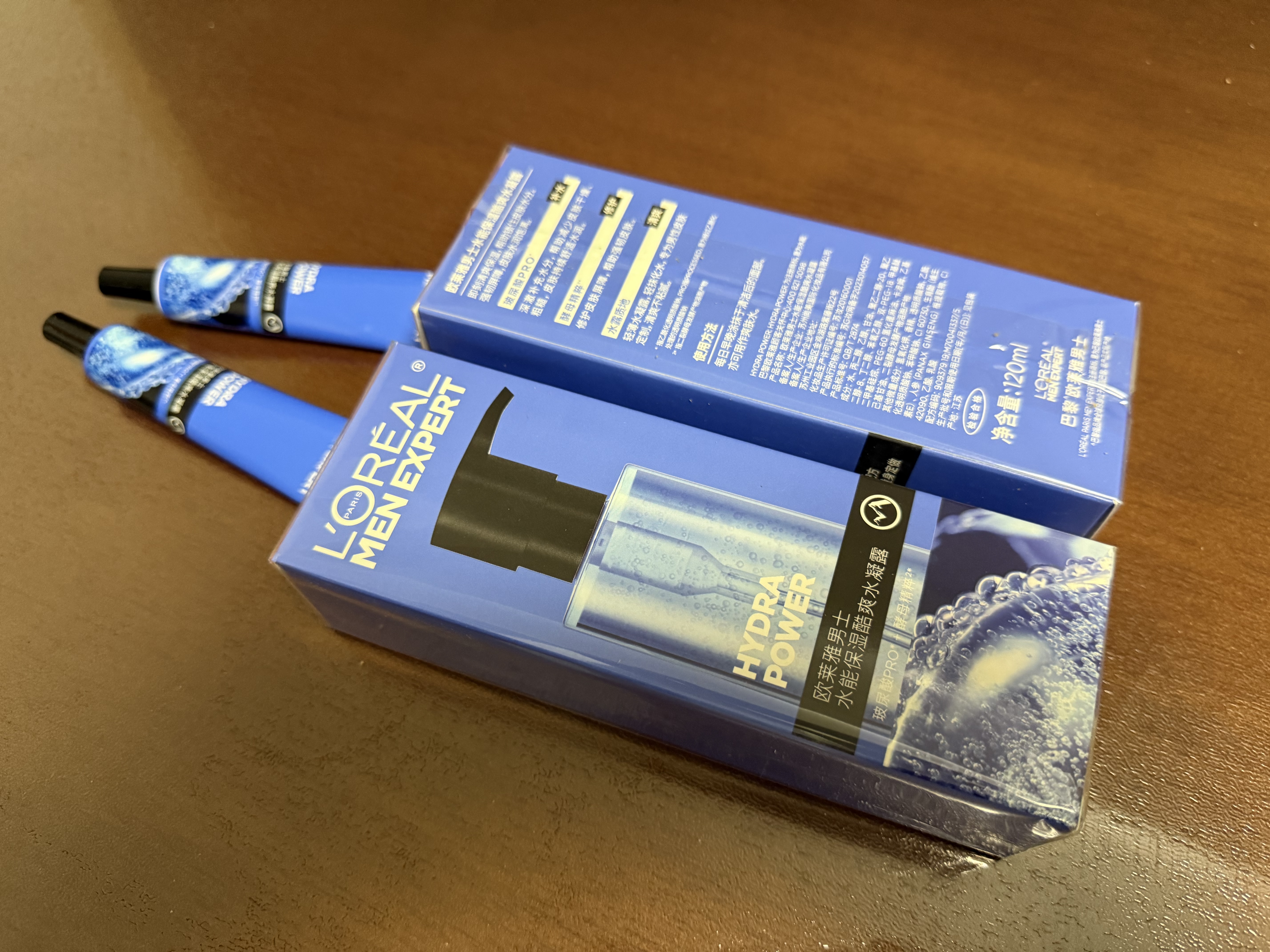 欧莱雅男士专用水凝露爽肤水120ml*2补水保湿护肤品生日礼物男生 实拍图