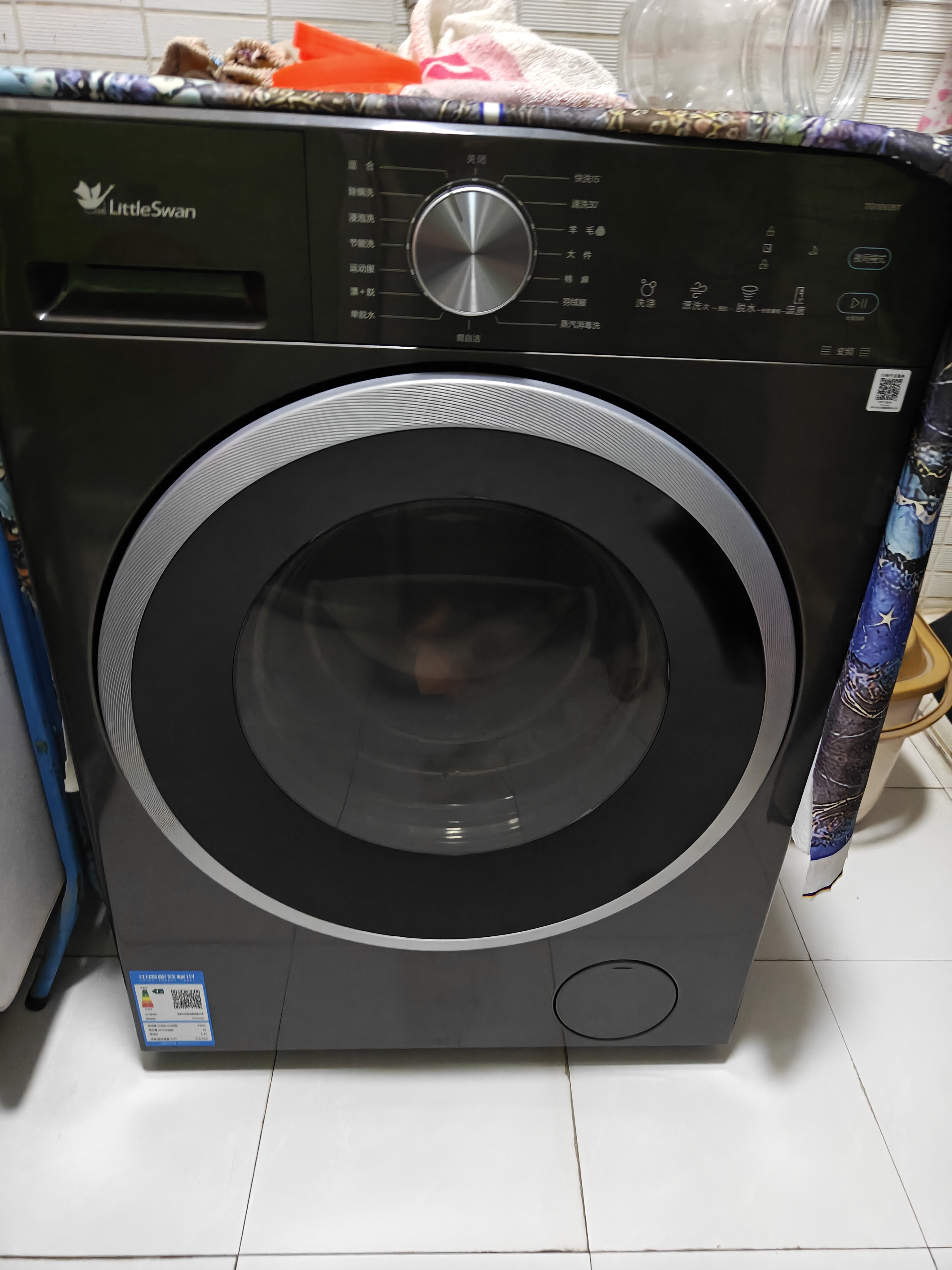 小天鹅（LittleSwan）滚筒洗衣机全自动家用 10KG TG10V28T 纯平自由嵌 出租房宿舍 以旧换新 自营 内衣洗 超级补贴家电 实拍图