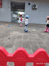 乐秀轮滑鞋儿童可调节全闪光溜冰鞋滑冰鞋男女童6-12岁旱冰鞋 X3Z 蓝S 实拍图