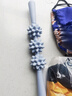 yottoy狼牙棒按摩棒肌肉放实心滚轴泡沫轴小腿部按摩器滚轮 布鲁蓝 实拍图