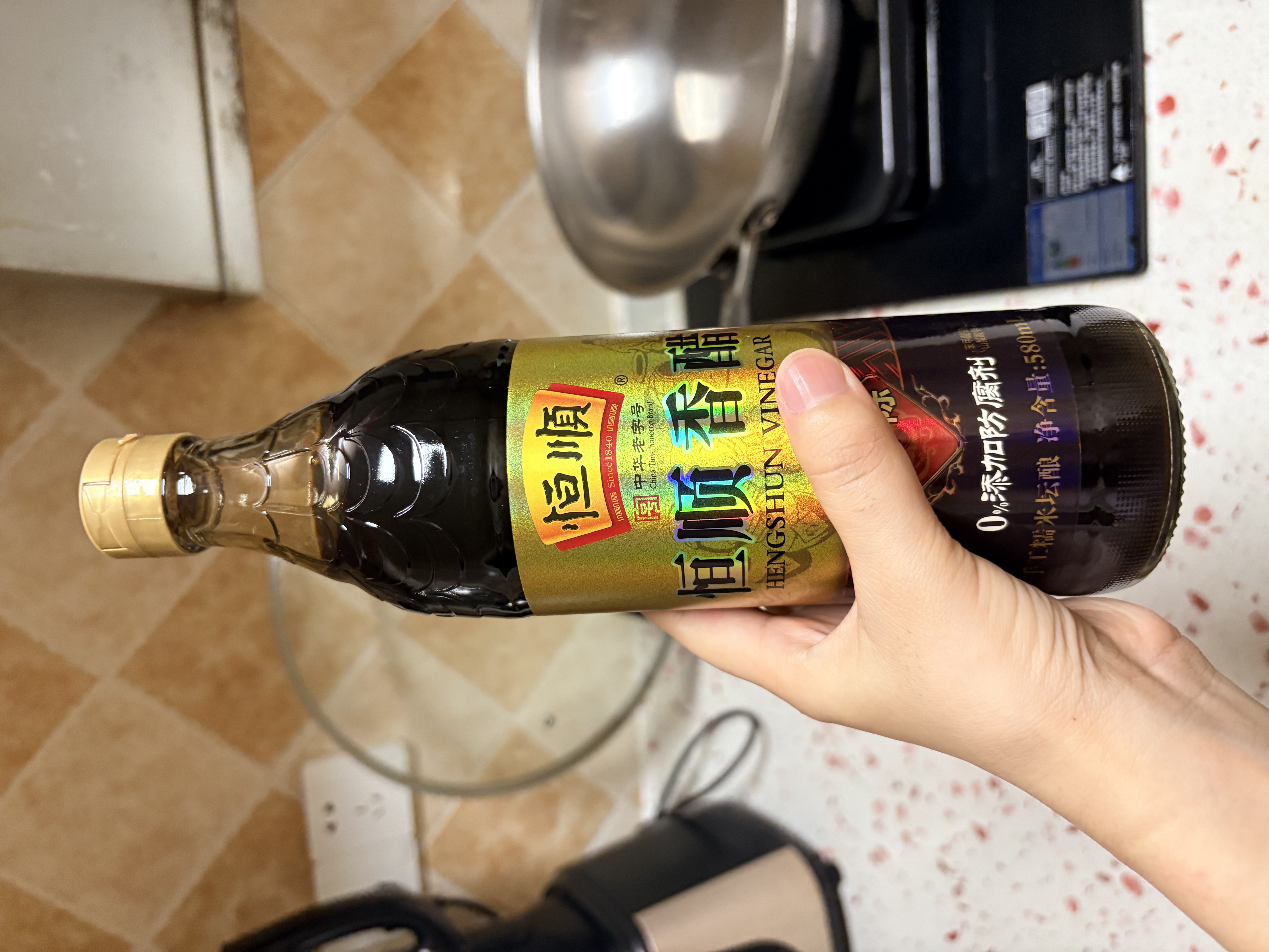 恒顺 六年陈 镇江香醋 6.4度580ml【手工】 糯米调味厨房 实拍图