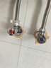潜水艇角阀全铜家用三角阀热水器水阀开关大流量4分冷热水八字阀F101Z 两只装【1冷1热】 实拍图