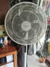美的（Midea）【飓风节能】七叶柔风立式电风扇/家用轻音落地扇/台式小型风扇/大风力遥控定时摇头风扇 SAH35BSJ 实拍图