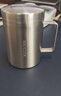 美厨（MAXCOOK）316不锈钢水杯 双层泡茶杯口杯儿童学生带盖手柄400ml  MCB1112 实拍图