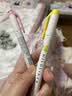 斑马牌 (ZEBRA)【热门商品】双头柔和荧光笔 mildliner系列单色划线记号笔 学生标记笔 WKT7 柠檬黄 实拍图
