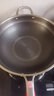 欧乐菲（OLOFE）316L不锈钢炒锅蜂窝平底炒炖菜锅少油烟不粘爆炒烹饪锅具34cm 实拍图