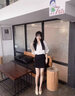 ELLE白色设计感V领衬衫女2025秋装新款宽松通勤职业装轻奢气质上衣 白色 XL 实拍图