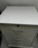 宜造（YIZAO）文件柜办公室带锁抽屉柜移动柜子收纳桌下储物柜木质矮柜小柜子 【三抽滑轮款】暖白色37cm 实拍图