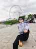 adidas宽松日常舒适运动夹克外套男女春季新款阿迪达斯官方三叶草   浅灰 (推荐选大一码)   XS 实拍图