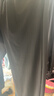 罗蒙（ROMON）休闲裤子夏季男士冰丝速干直筒长裤薄款运动裤子男JRY黑色平脚3XL 实拍图