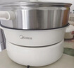 美的（Midea）【品牌直营】多功能锅 分体式电火锅超速沸烤肉锅一锅多用电煮锅火锅专用锅蒸煮炖煎烤涮一体 9.5L 【多功能】涮煮锅+蒸笼+烤盘HGE2803 实拍图