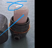 美的（Midea）净水器水龙头过滤器家用自来水滤水器直饮前置过滤器厨房卫生间通用除水垢除余氯双出水可清洗滤芯 一机一芯【可清洗滤芯】 实拍图