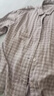 MUJI[自营限定款]女士无侧缝 双层纱织睡衣 纯棉家居服 浅粉红色 XL 实拍图