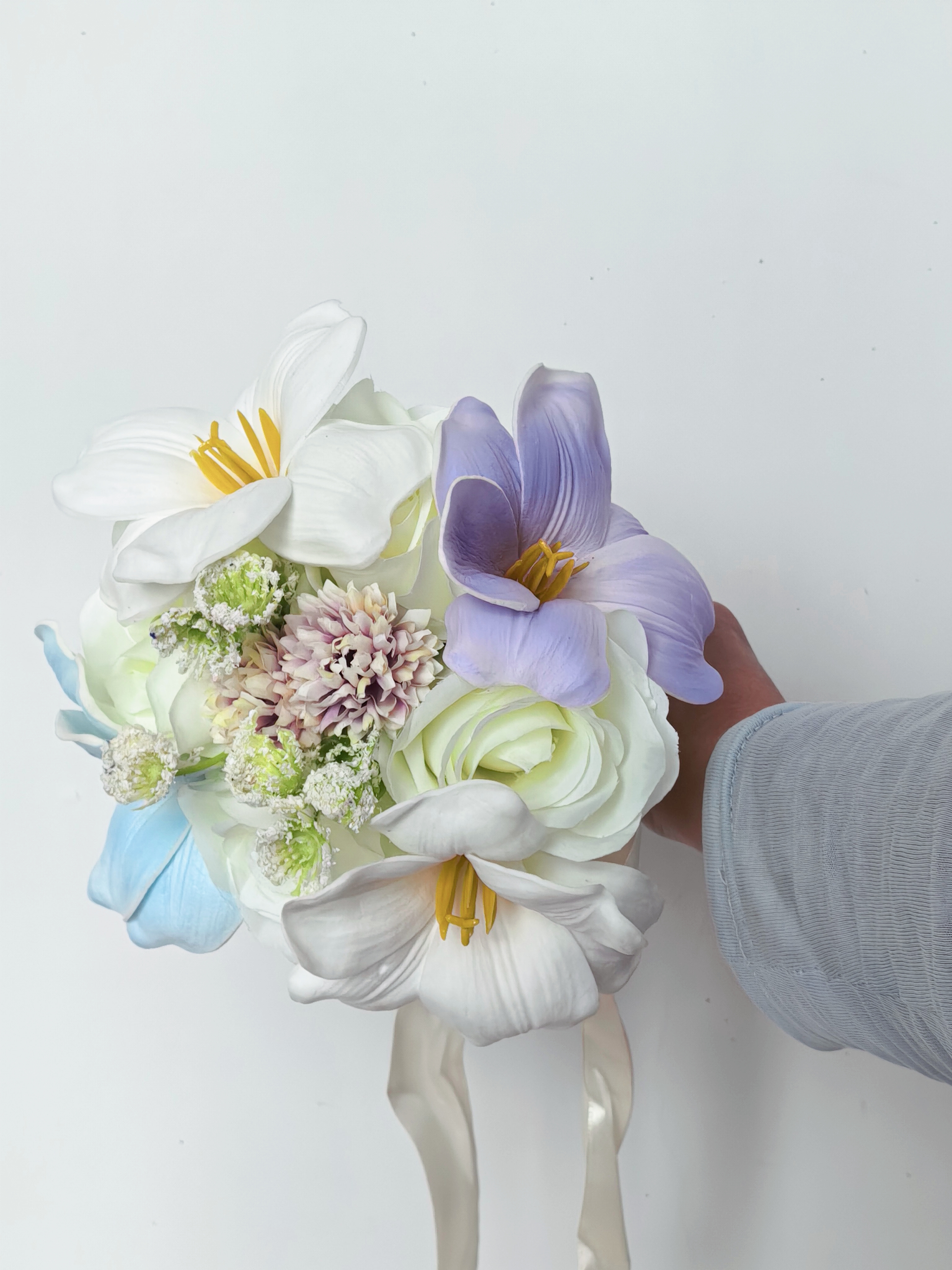 京东鲜花订婚领证结婚礼求婚登记手捧花绢花假花仿真花束拍照摄影永生花 实拍图