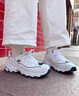 斯凯奇（Skechers）女鞋小白熊女士休闲鞋子厚底增高百搭运动软底老爹鞋女99999863 白色/海军蓝色/WNV 37.5 实拍图