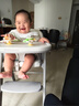 karmababy卡曼守护宝宝餐椅成长椅儿童婴儿餐桌椅家用多功能折叠吃饭学坐椅 【奢享款】水墨灰5件套（全新升级万向轮+安全带） 实拍图