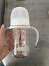 贝亲（Pigeon）自然成长翻盖直饮吸管 大童奶瓶330ml 经典款 18月+  AA278 实拍图