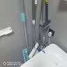 粘毛器滚筒长杆大号加长日用滚刷地板粘灰尘滚轮吸头发黏沾毛神器 24cm可伸缩长杆粘毛器+5卷纸 实拍图