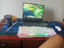 狼蛛（AULA）真机械手感键盘鼠标套装有线背光键盘电竞游戏专用电脑键盘鼠标耳机三件套 银白【混光】键鼠耳机三件套 实拍图