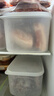 禧天龙冰箱保鲜盒食品级冰箱收纳盒塑料密封盒蔬菜水果冷冻盒 2.7L 3个 实拍图