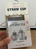 Grosmimi格罗咪咪吸管杯婴儿童水杯学直饮杯吸管奶瓶6-12月1-3岁以上通用 奶油兔(重力球+直管) 300ML 实拍图