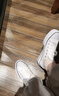 匡威（Converse）All Star Lift夏季经典厚底鞋小白鞋帆布鞋560251C 560251C/白色 （推荐选大半码） 37 实拍图