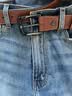 暇步士（Hush Puppies）【礼盒装】皮带男士牛皮革针扣腰带新款裤腰带送男友生日礼物 人气棕【款式一】 110cm 实拍图