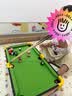 亚之杰玩具儿童台球桌家用桌上足球世界杯木质飞行棋五子棋桌游四合一礼盒 实拍图