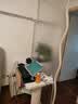 剑达奶油风玻璃屏风简约现代入户门玄关遮挡客厅卧室水波纹隔断墙 造型1波浪形定制/一平方 实拍图