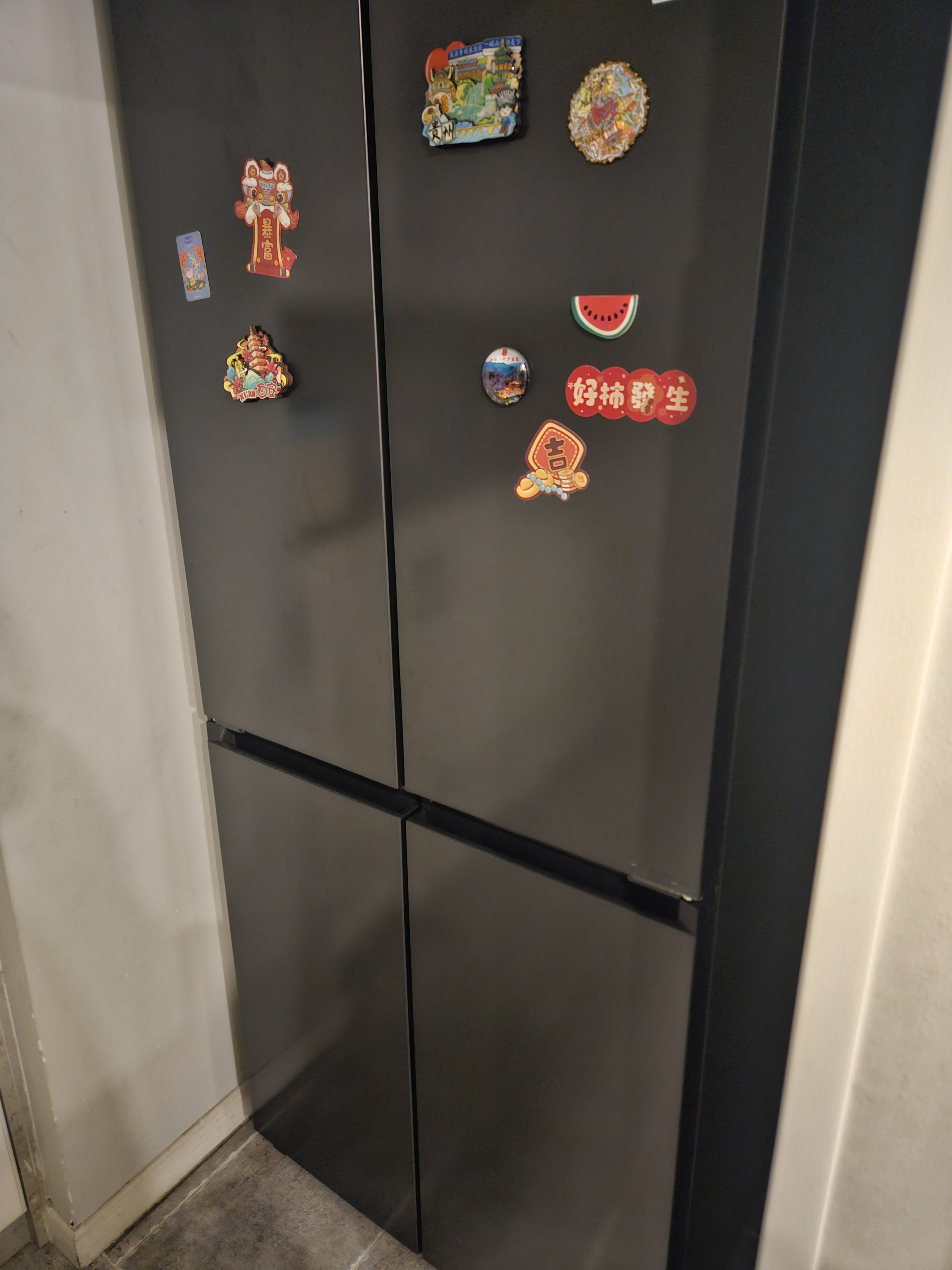 TCL 【爆款升级】480L十字对开门超窄小户型抗菌净味四开门家用冰箱一级能效风冷R480V7-U世界杯推荐 实拍图