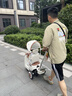 bebehaha摇摇乐婴儿推车摇一摇遛娃神器二合一儿童手推车1-5岁橄榄棕 实拍图
