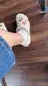 卡骆驰（CROCS）白鹿同款经典云朵洞洞鞋时尚百搭女鞋花园鞋|206750 黑色-001(含智必星) 38 (240mm) 实拍图