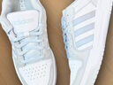 adidas ENTRAP美式校园风运动少年感复古篮球风板鞋男女阿迪达斯 白色/浅蓝/灰色   37 实拍图