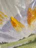 墨派（Mopai）入户玄关装饰画手绘油画清新奶油风抽象肌理画客厅沙发背景墙挂画 背有靠山 50*70手绘油画 实拍图