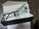 精工（SEIKO）眼镜近视可配度数男款半框钛材眼镜框架HT01080 113亮黑色/银钯色 实拍图