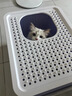 华元宠具（hoopet）猫砂盆全封闭式防外溅带砂特防臭大号猫沙盆猫屎盆猫厕所猫咪用品 实拍图