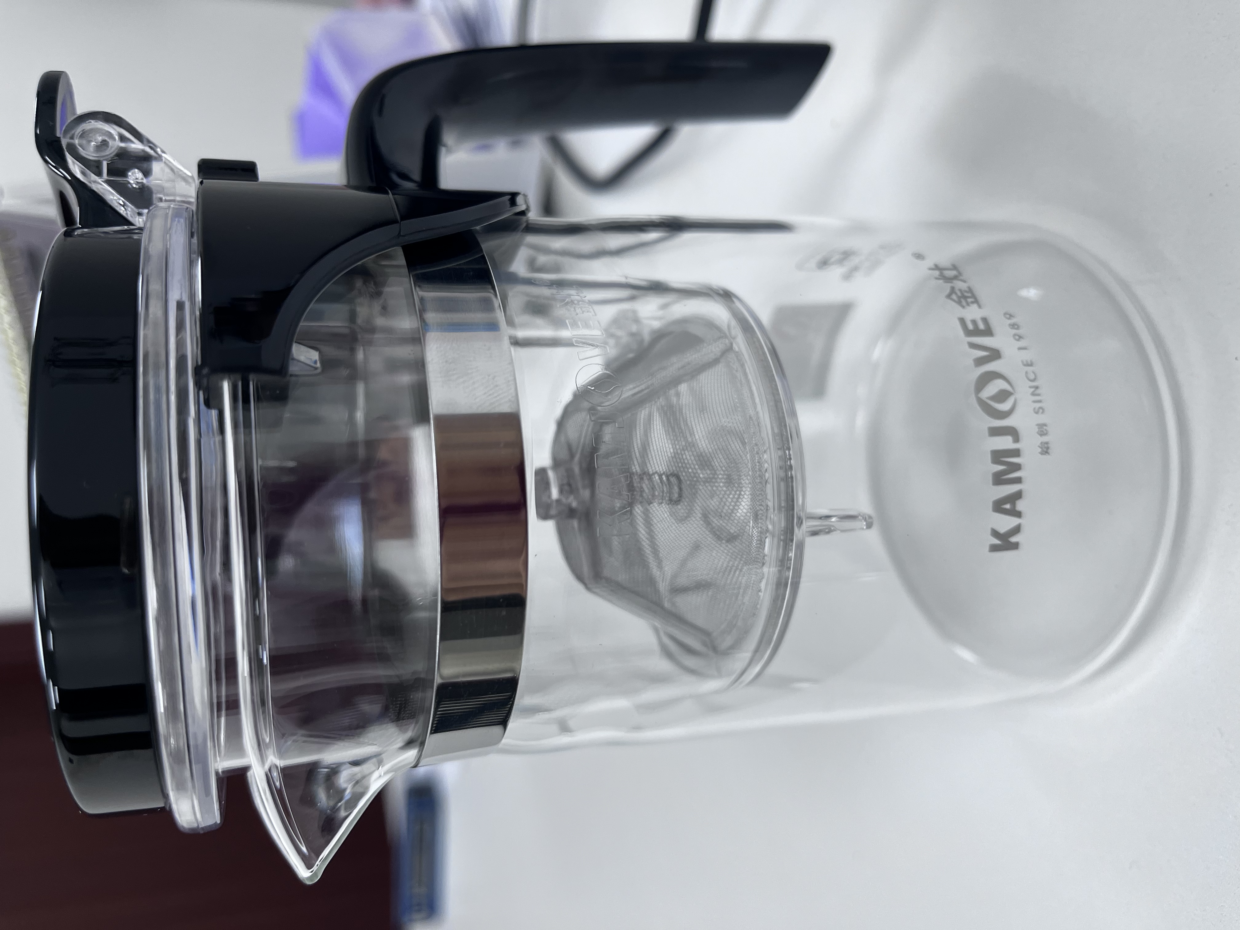 金灶（KAMJOVE）飘逸杯玻璃茶壶白茶壶办公家用茶道杯可过滤花茶壶茶具K-201 实拍图