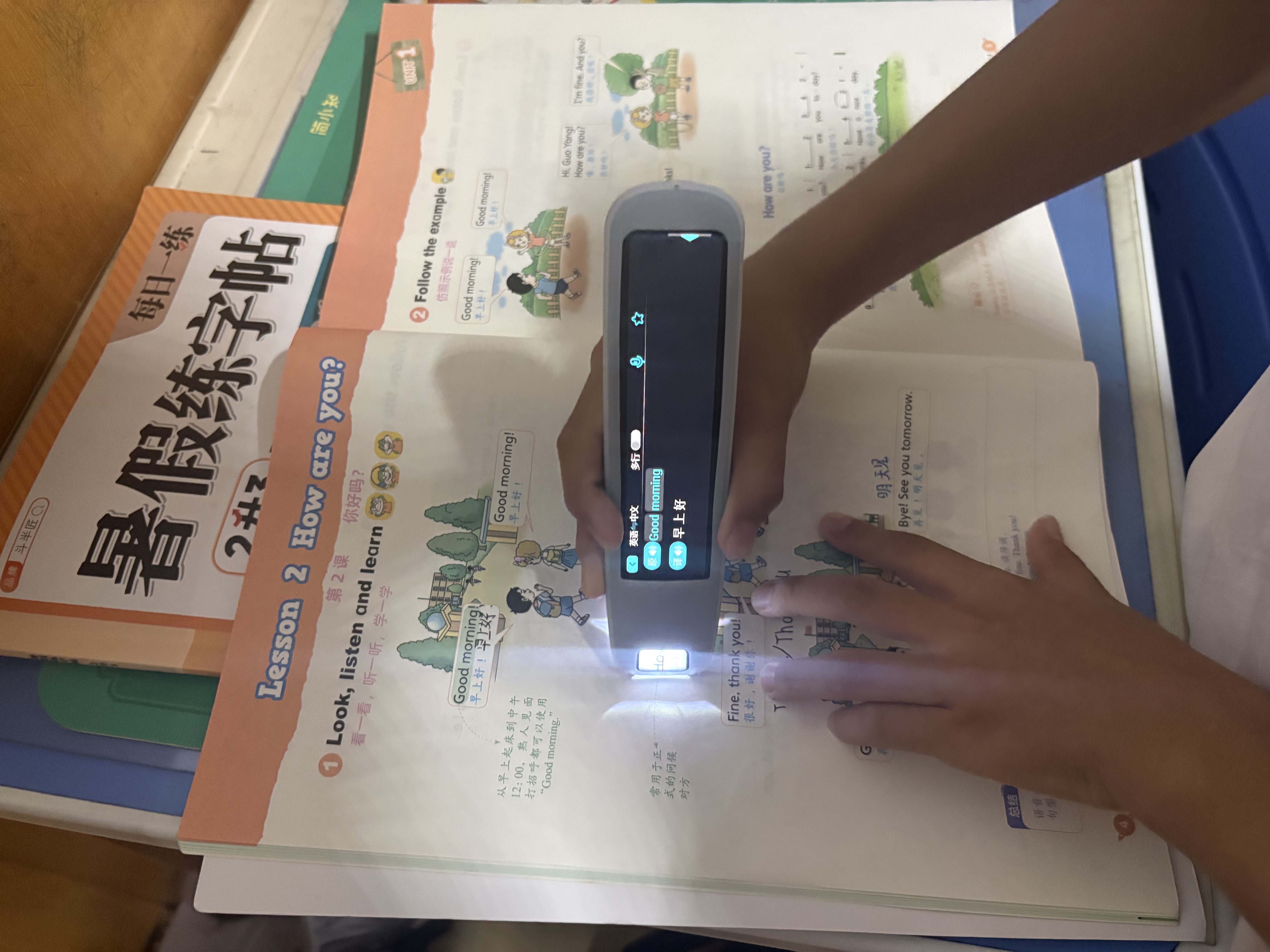 联想（Lenovo）来酷词典笔【4.56大屏128G】英语点读笔全科通用电子词典扫描笔学习机儿童小学初高中生可用翻译笔 实拍图