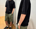 Wassup Sohot短裤男夏季冰丝凉感工装裤男潮流休闲五分裤 军绿色 3XL 实拍图