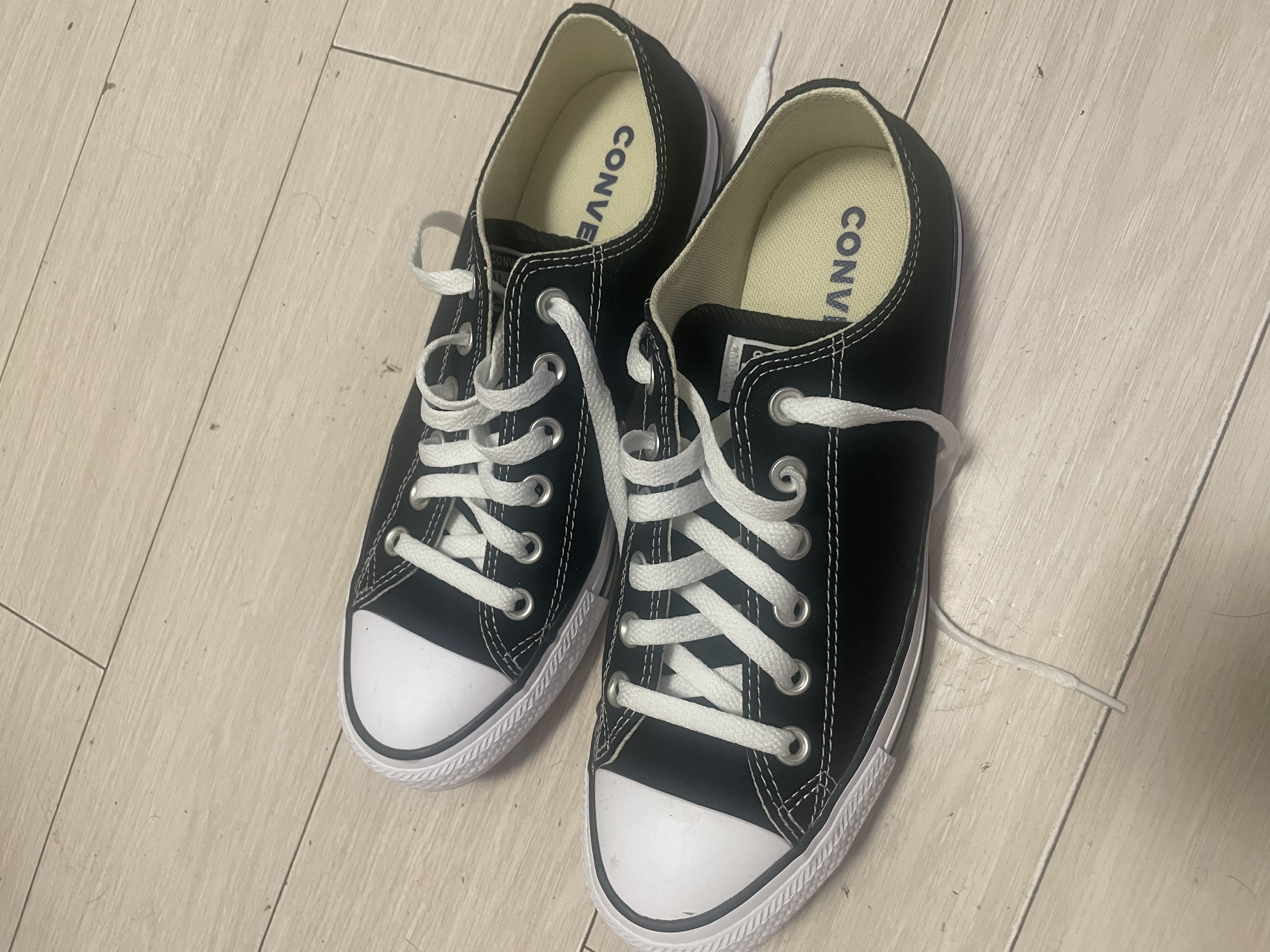 匡威（Converse）All Star夏季经典帆布男女低帮休闲运动鞋黑色101001 101001/黑色 40 实拍图