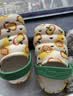 babycare儿童洞洞鞋春夏沙滩小孩家居防滑宝宝拖鞋 庞克恩南瓜 14 实拍图