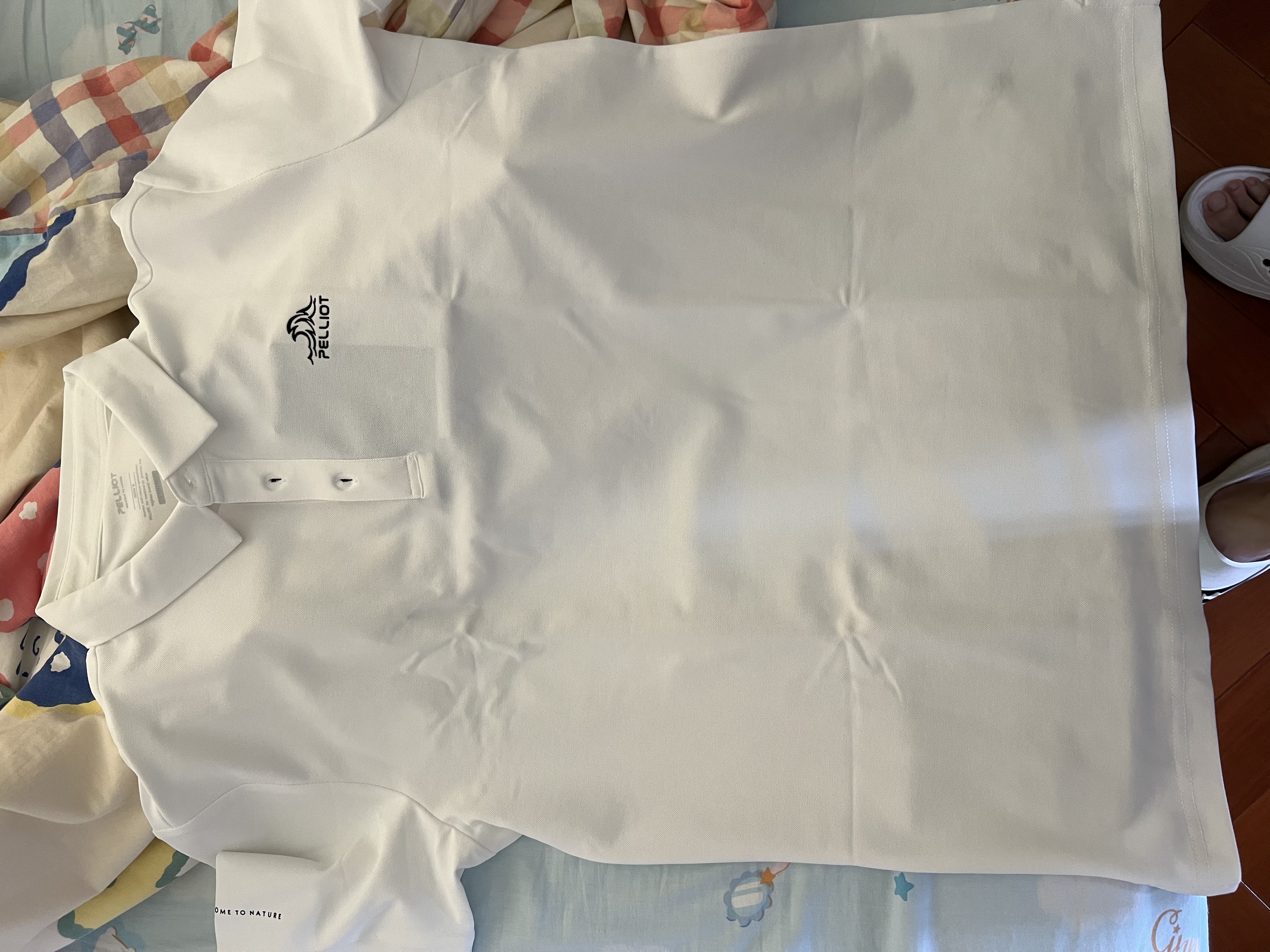 伯希和（Pelliot）户外速干polo衫商务T恤男女速干衣夏季短袖翻领半袖11421507白L 实拍图