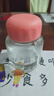 迷你水杯玻璃小奶杯咖啡牛奶便携外带高颜值胖胖可爱杯子女大肚杯 胖胖杯【粉色】300ml 1只 实拍图